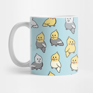 Cute Cockatiel Pattern Mug